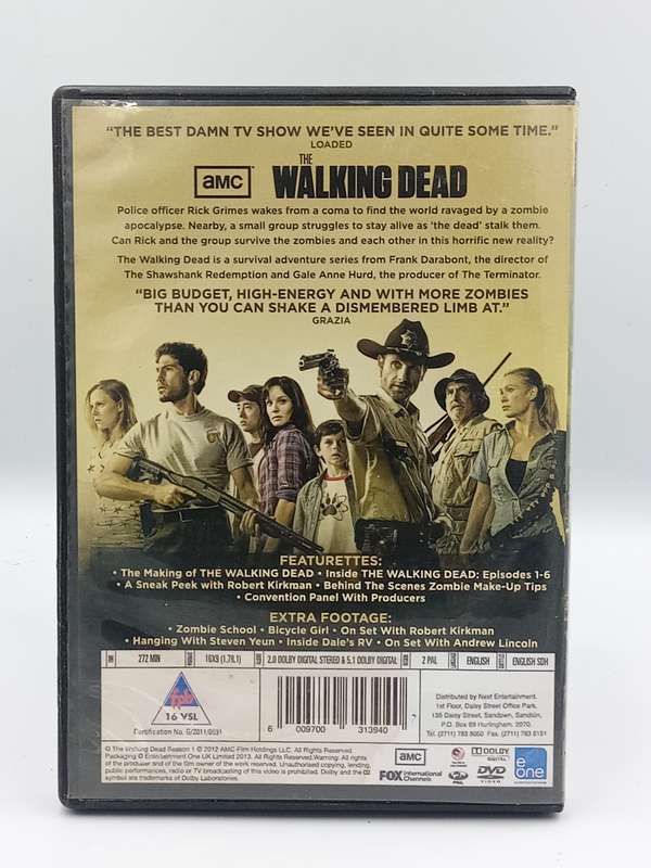 The Walking Dead First Season DVDs