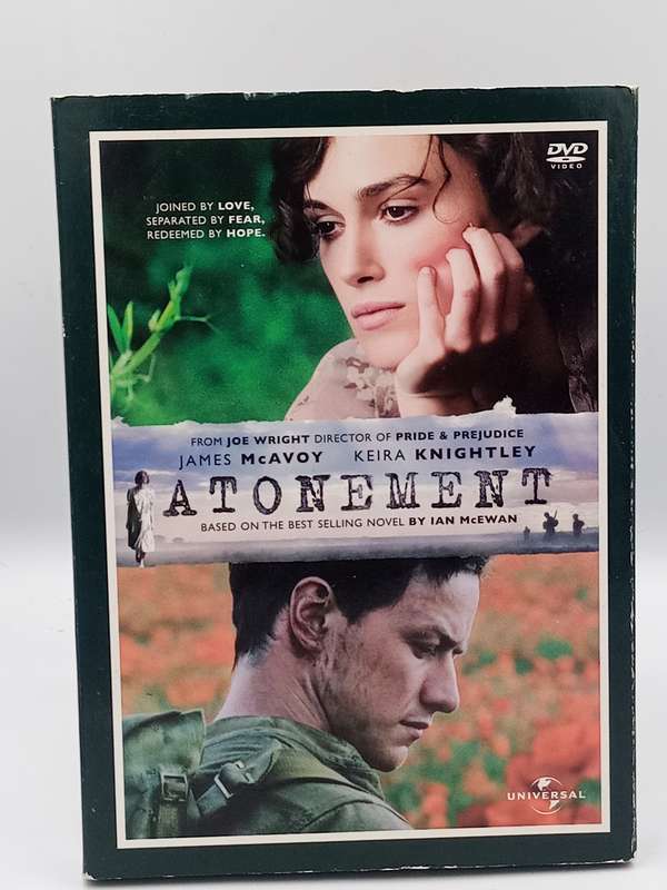 Atonement DVD - James McAvoy & Keira Knightley