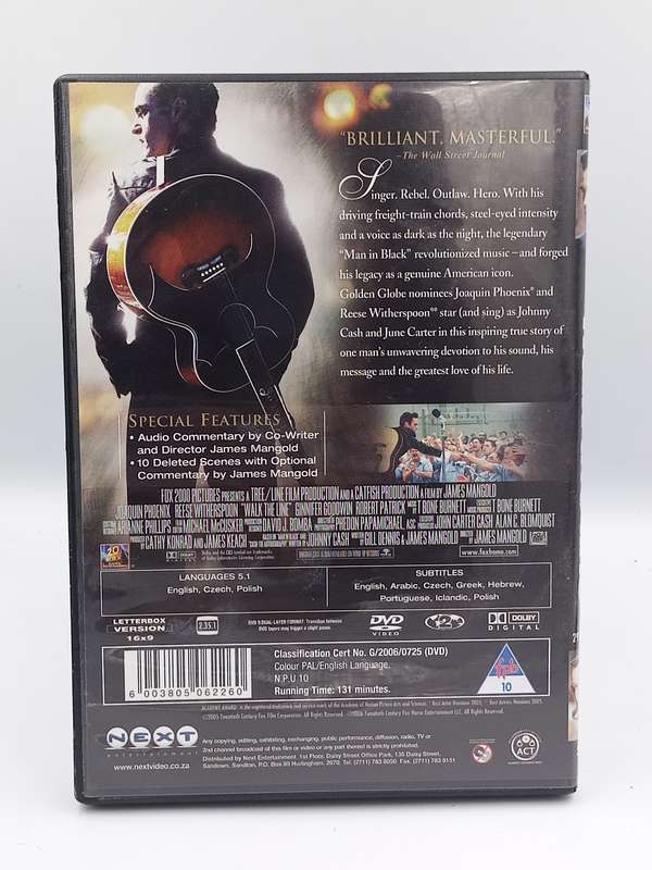 Walk the Line DVD - Joaquin Phoenix & Reese Witherspoon