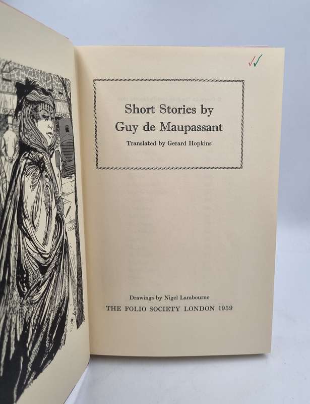 Short Stories - Guy De Maupassant | Translated by Gerard Hopkins | Folio Society