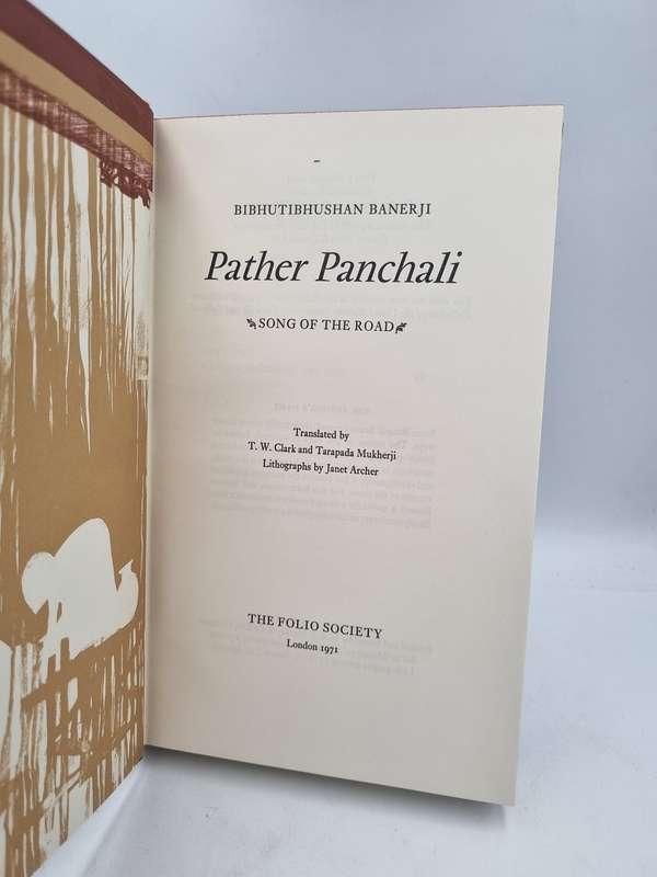 Pather Panchali - Bibhutibhushan Banerji| Translated by T W Tarapada Mukherji| Song of the Road