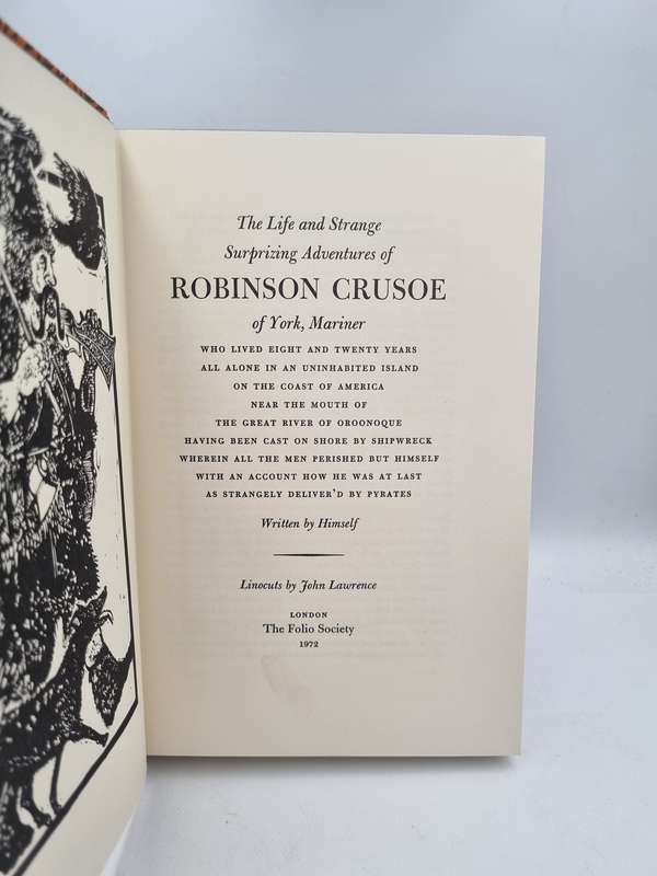 The Life and Strange Surprizing Adventures of Robinson Crusoe - Written by Himself  | Folio Society