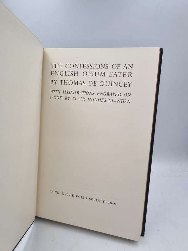The Confessions of an English Opium-Eater - Thomas De Quincey   | Folio Society