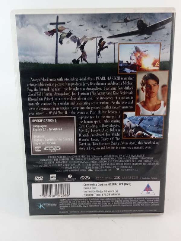 Pearl Harbour DVD - Ben Affleck