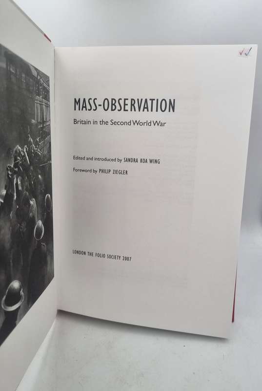 Mass - Observation - Sandra Koa Wing  | Britain in the Second World War   | Folio Society