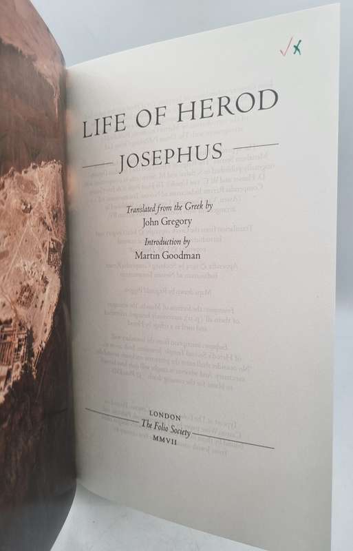 Life of Herod - Josephus | Translated from the Greek by John Gregory   | Folio Society