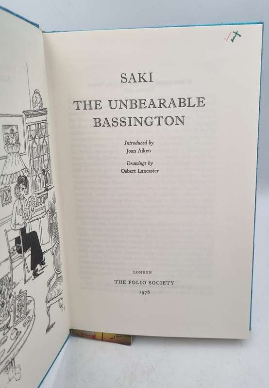 The Unbearable Bassington - Saki   | Folio Society