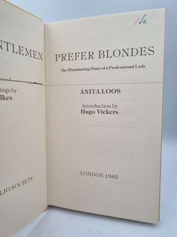 Gentlemen Prefer Blondes - Anita Loos  | Folio Society