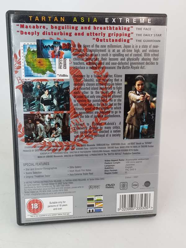 Battle Royale DVD - Takeshi Kitano