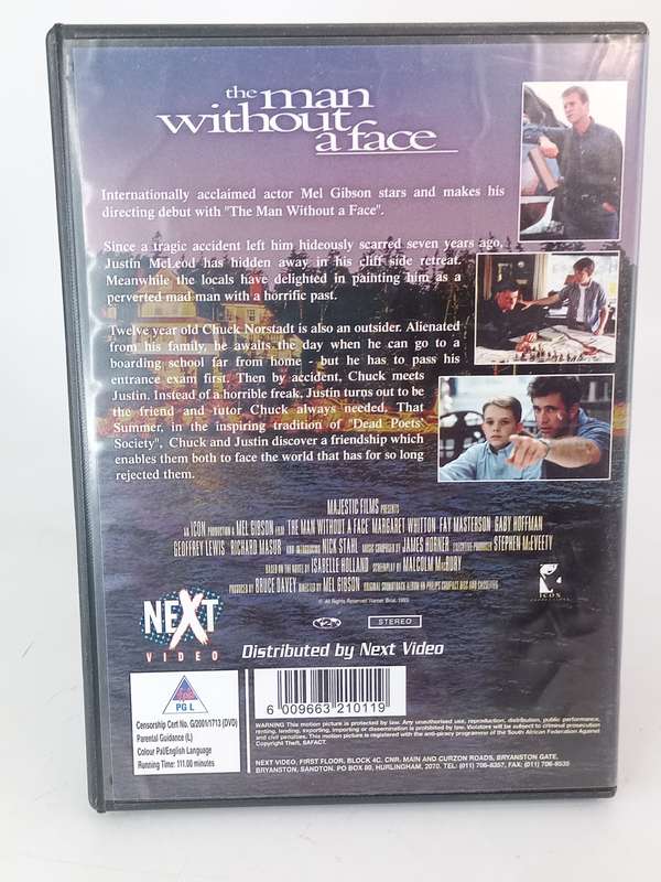 The Man Without a Face DVD - Mel Gibson
