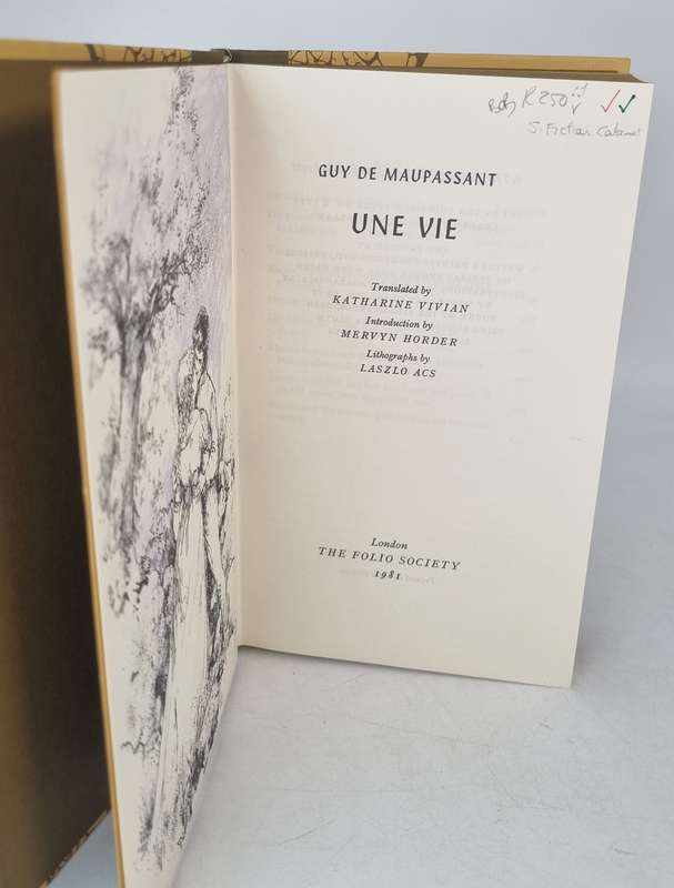 Une Vie - Guy De Maupassant   | Folio Society