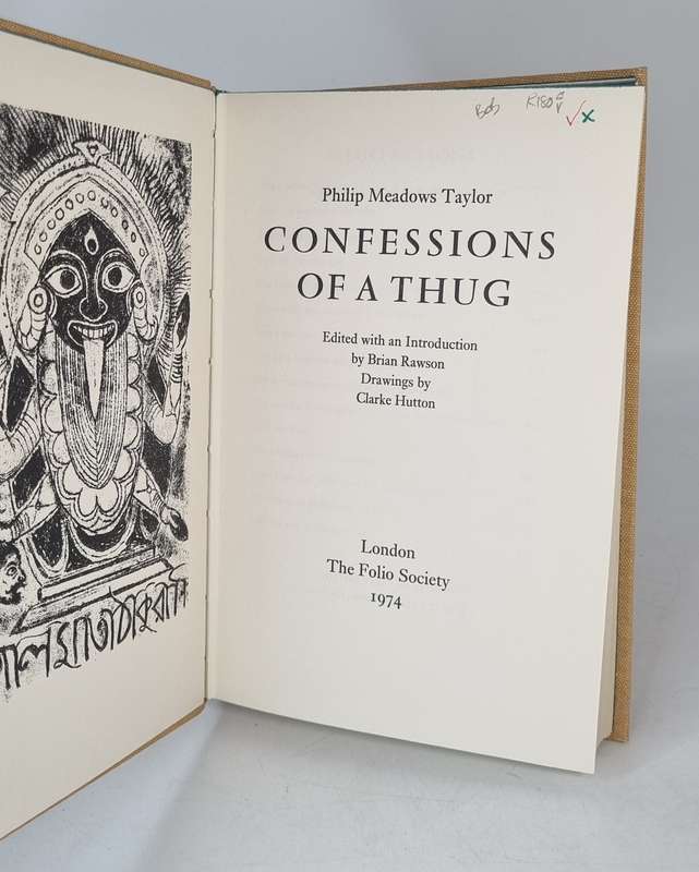 Confessions of a Thug - Philip Meadows Taylor  | Folio Society
