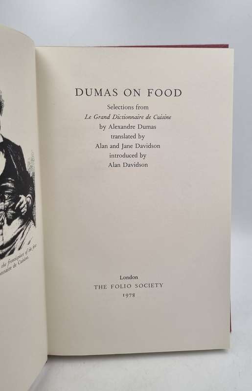 Dumas on Food - Selections from Le Grand Dictionnaire De Cuisine by Alexander Dumas