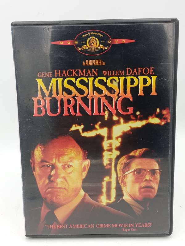 Mississippi Burning DVD Region 1 - Gene Hackman & Willem Dafoe