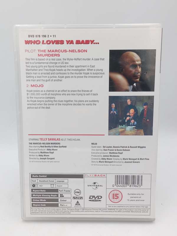 KOJAK DVD - Pilot and Episode 2