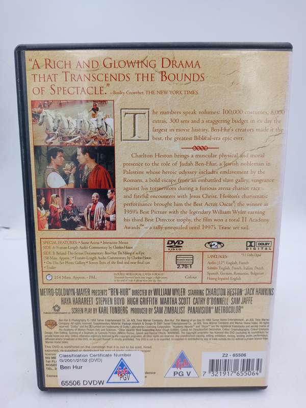 Ben Hur DVD