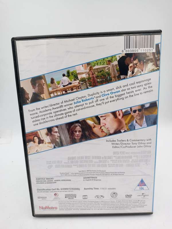 Duplicity DVD - Julia Roberts & Clive Owen