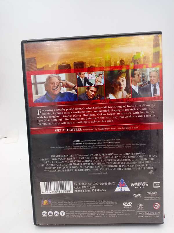 Wall Street DVD - Michael Douglas & Shia La Beouf