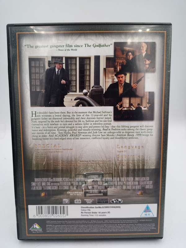 Road to Perdition DVD - Tom Hanks, Paul Newman & Jude Law