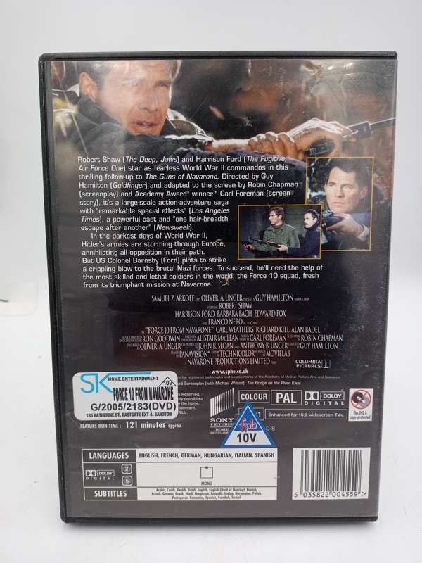 Force 10 from Navarone DVD - Robert Shaw & Harrison Ford