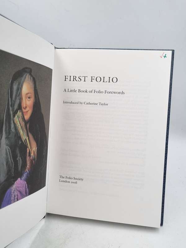 First Folio - Catherine Taylor | A Little Book of Folio Forewords | Folio Society