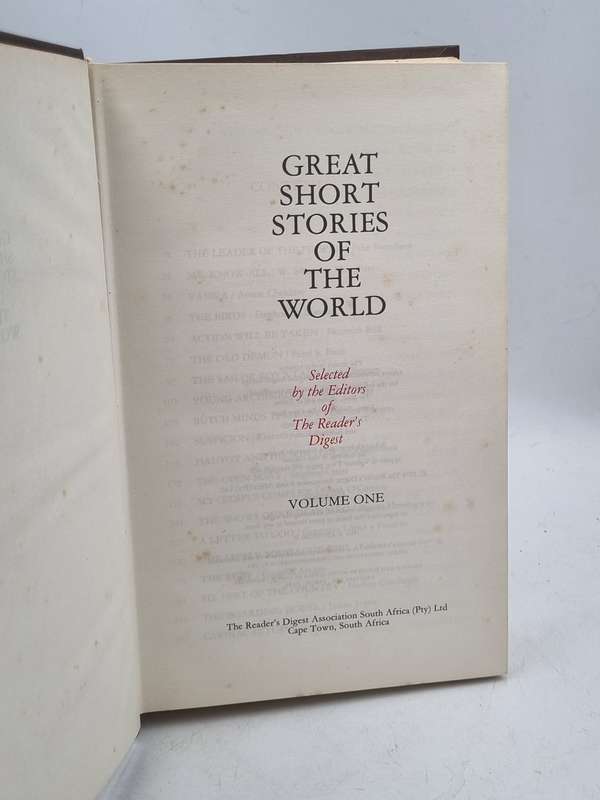 Great Short Stories of the World - Reader's Digest | Volumes 1 and 2