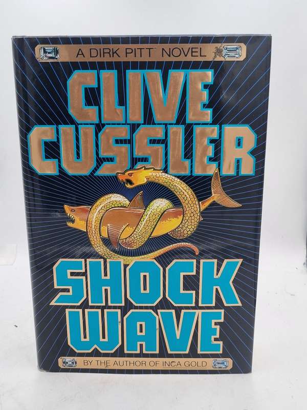 Shock Wave - Clive Cussler | Large Format Hard Cover First Edition 1996