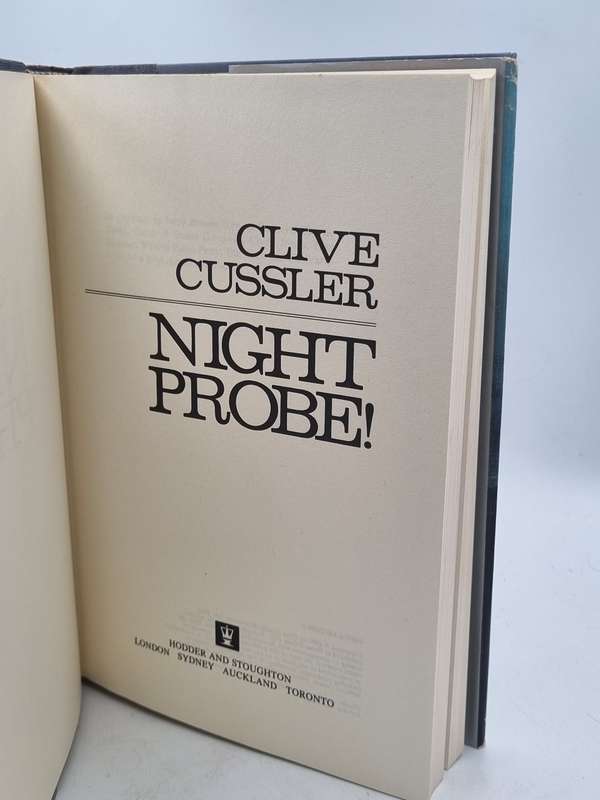 Night Probe - Clive Cussler | Large Format First UK Edition 1981