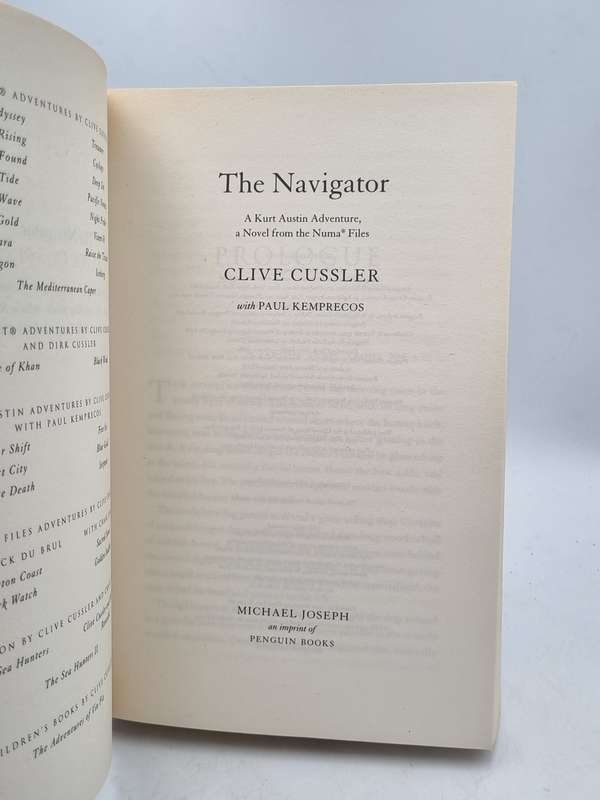 The Navigator - Clive Cussler and Paul Kemprecos | Large Format