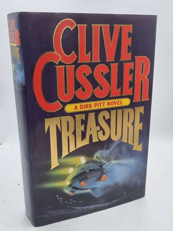 Treasure - Clive Cussler | Large Format Hardcover | Possibly First British Edition 1988