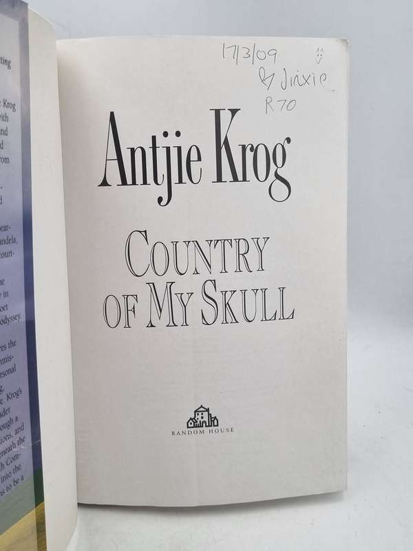 Country of My Skull - Antjie Krog