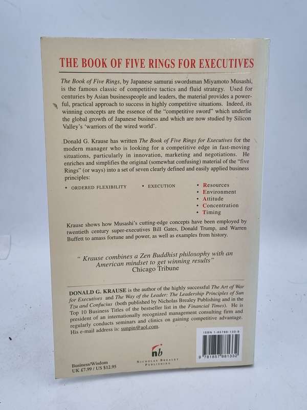 The Book of Five Rings for Executives - Donald G Krause | Musashi's Classic