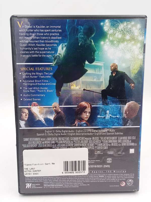The Last Witch Hunter DVD - Vin Diesel