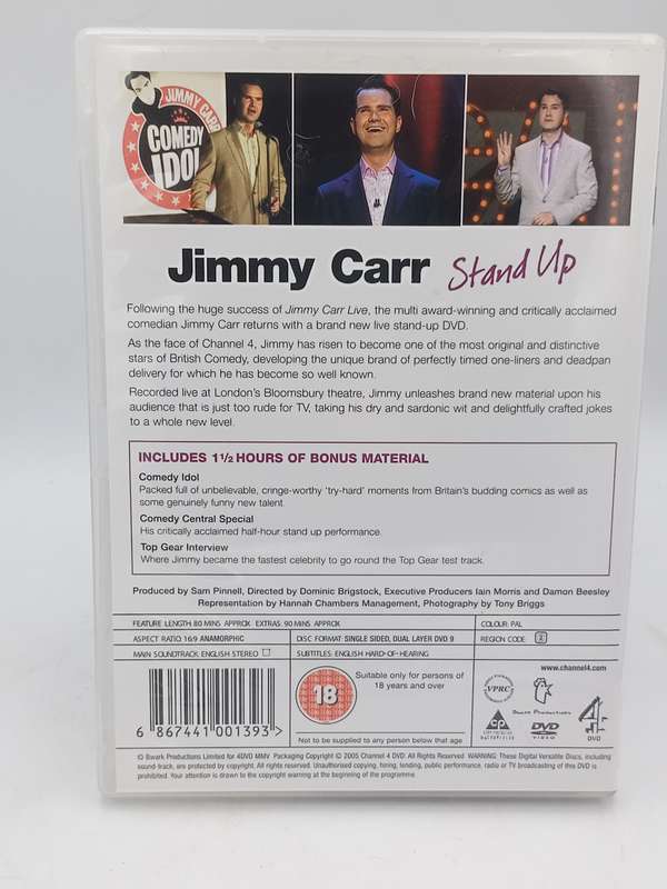 Jimmy Carr Stand Up DVD