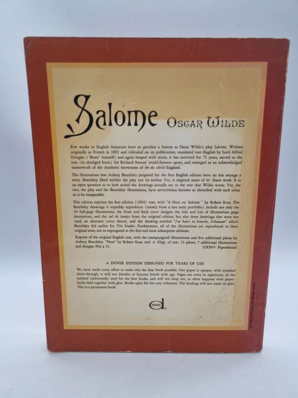Salome - Oscar Wilde | Illustrated by Aubrey Beardsley | Translated by Lord Alfred Douglas
