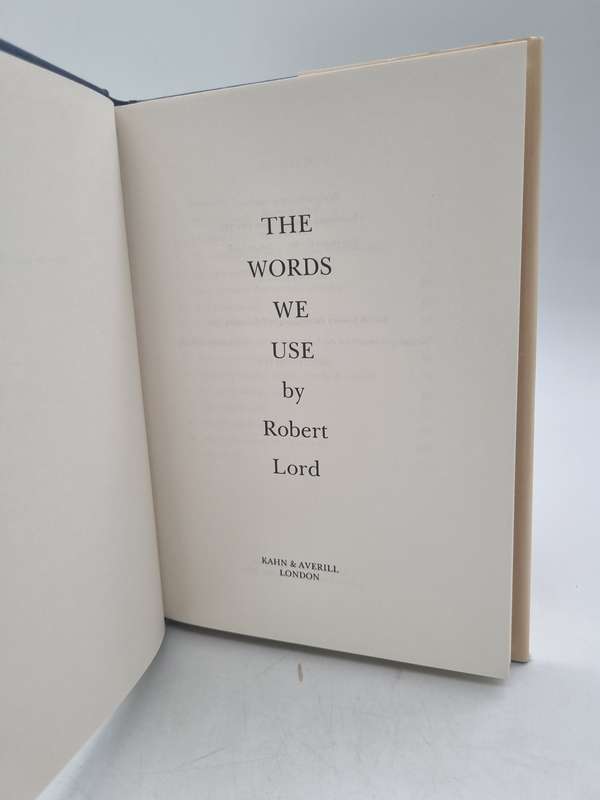 English: The Words We Use book by Robert Lord & Walking on Eggshells GE de Villiers
