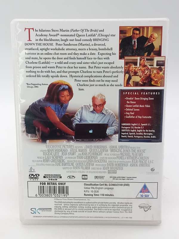 Bringing Down the House DVD - Steve Martin & Queen Latifa