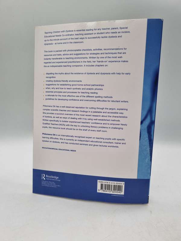 Teaching children with dyslexia Philomena Ott | Foreword by Sir Richard Branson