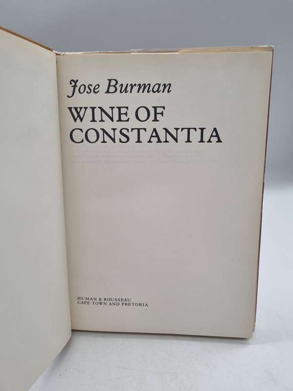 Wine of Constantia by Jose Burman