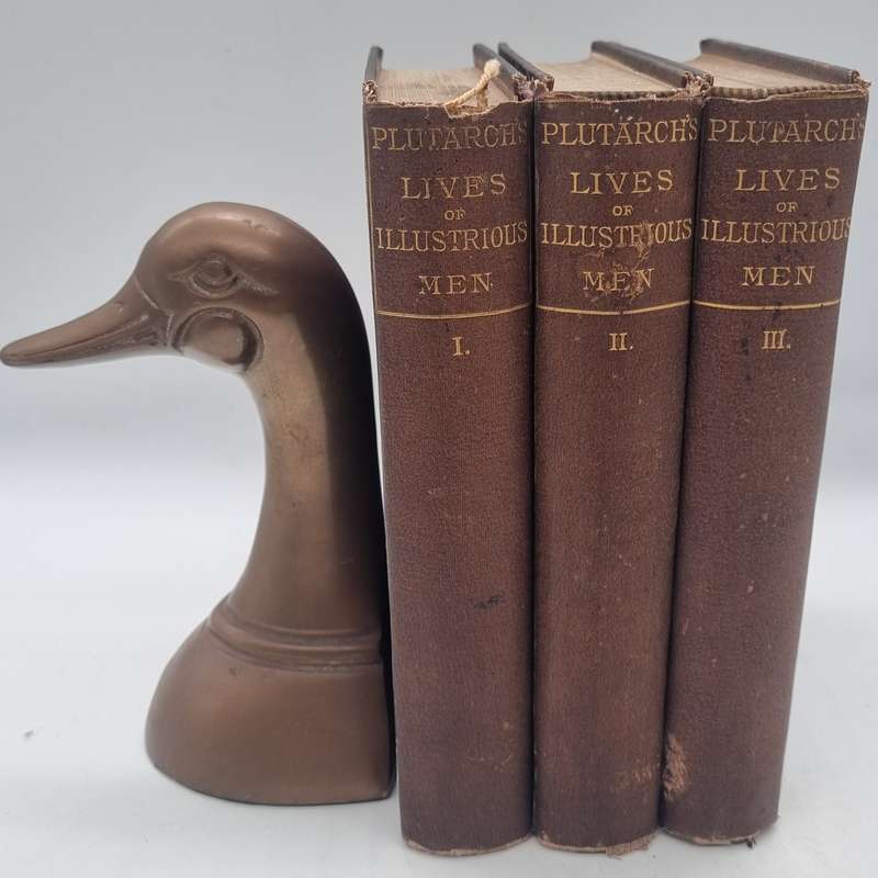 Plutarch`s Lives of illustrious Men - Vol 1, 2 & 3 by John Dryden