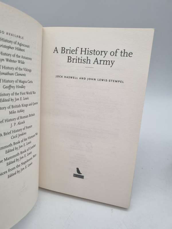 A Brief History of the British Army - Major Jock Haswell