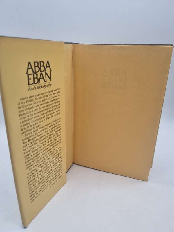 Abba Eban: An Autobiography ~ Abba Solomon Eban 1977