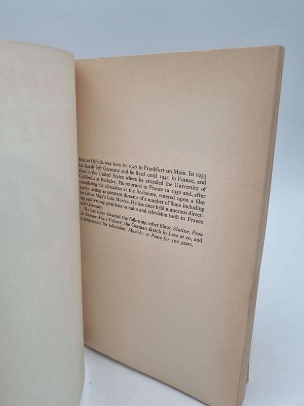 The Sorrow & The Pity Chronicle of a French City under the German Occupation - Marcel Ophuls
