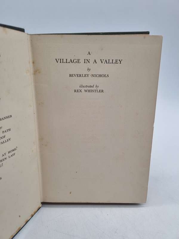 A Village in a Valley - Beverley Nichols