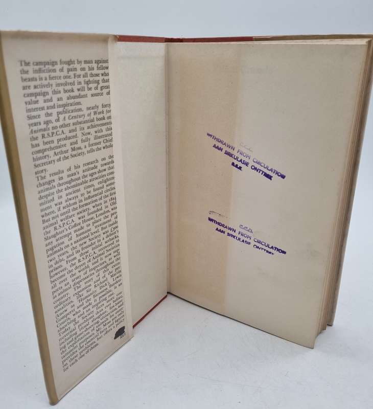 RSPCA - Valiant Crusade, The History Of The Royal Society - Rare First Edition by AW Moss