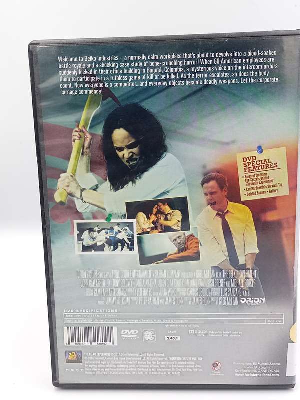 The Belko Experiment DVD