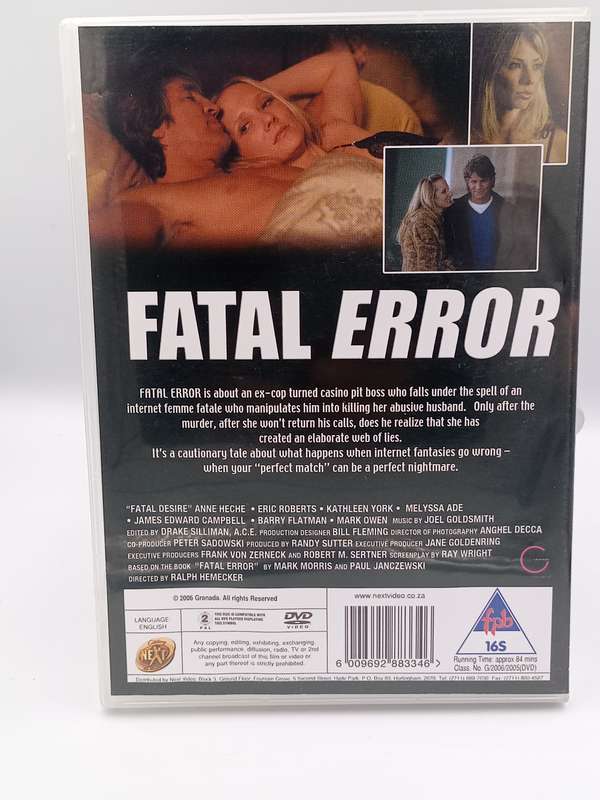 Fatal Error DVD