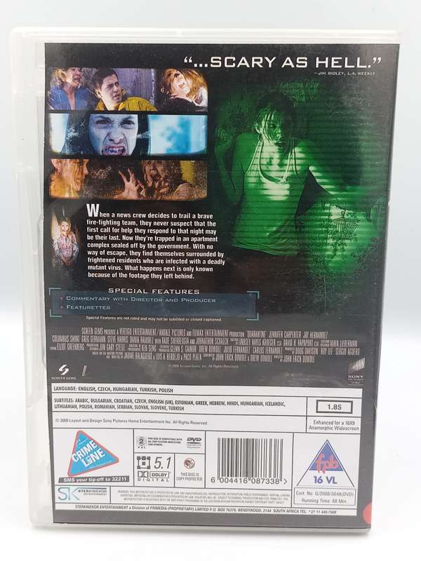 Quarantine DVD