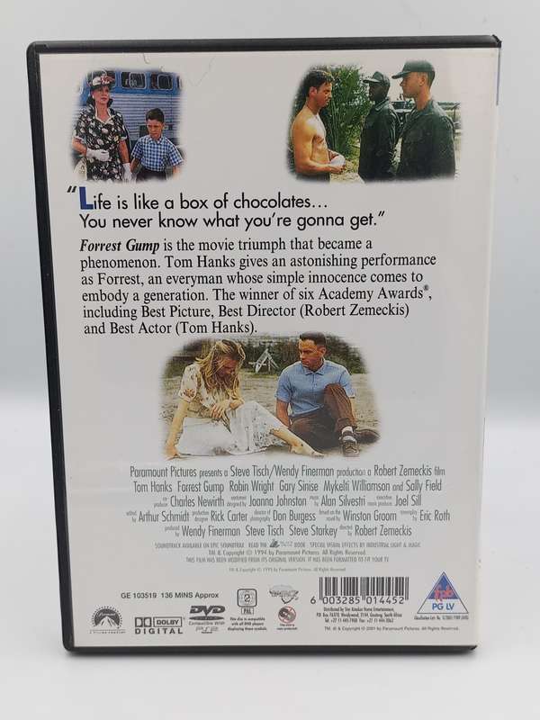Forrest Gump DVD - Tom Hanks