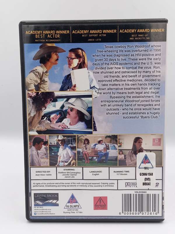 Dallas Buyer's Club DVD